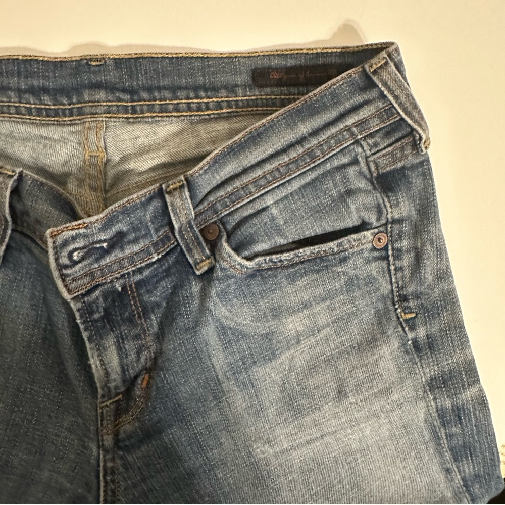 Citizens Of Humanity Light Blue Straight Leg Jeans - Picture 7 of 8